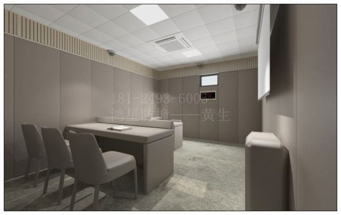 置室、羈押室、談話室防撞系統(tǒng)的人性化升級方案